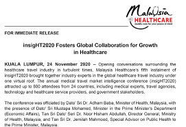 Kementerian kesihatan ), abbreviated moh, is a ministry of the government of malaysia that is responsible for health system: Insight2020 Fosters Global Collaboration For Growth In Healthcare Malaysia Healthcare Travel Council Mhtc