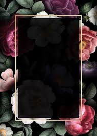 Download Premium Vector Of Blank Floral Invitation Card Vector 868510 Flower Background Wallpaper Floral Invitation Flower Backgrounds
