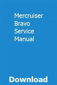 Mercruiser Bravo Service Manual Biology Labs Wagon R Suzuki Wagon R