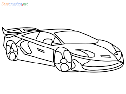 How to draw a car, draw cars, draw cool cars description: How To Draw A Lamborghini Step By Step 15 Easy Phase