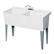 slop sink double bowl 40x24 national