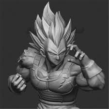 Vegeta Dragon Ball 3d Printed Model Stl 3d Printing Models In 2020 Dragon Ball Dragon Ball Z Vegeta Dragonball