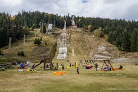 Bjelasnica mountain is the perfect place for a winter adventure and where better to start than sarajevo, the host city of the 1984 winter olympic. The Olympic Ski Jumps And Former Hotel Igman In Bosnia And Herzegovina