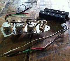 Parallel relationship is more complicated than the string one. Rothstein Guitars Prewired P J Bass Assemblies