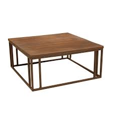 Shop Allen Roth Belanore Extruded Aluminum Square Patio Coffee Table At Lowes Com Coffee Table Square Coffee Table With Shelf Coffee Table