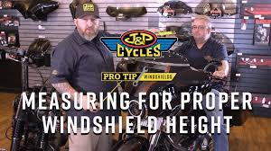How To Measure For Proper Motorcycle Windshield Height Youtube