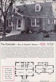 Mid Century Colonial Revival 1940 Aladdin Concord American Residential Architecture Vintage House Plans Small House Plans Vintage House