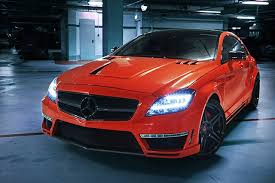The Stealthy Orange Mercedes Benz Cls 63 Amg By German Special Customs Mercedes Cls Custom Mercedes Benz Mercedes Benz Cls