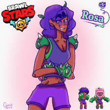 Aloe aloe aloe. time to take care of the weeds! her star power healing was decreased to 200 (from 300). Rosa Brawl Stars Fanart By Circusivyreal On Deviantart