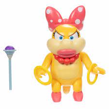Amazon.com: SUPER MARIO World of Nintendo 4 inch Scale Wendy Koopa with  Wand 41543 : Toys & Games