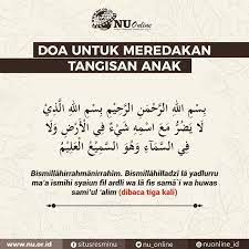 Di fase ini, menangis adalah caranya untuk bisa bernapas. Doa Meredakan Anak Nangis Fatwa Nu Manhaj