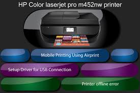 Save the driver file somewhere on your. Hp Color Laserjet Pro M452nw Printer Wireless Printer Printer Hp Printer