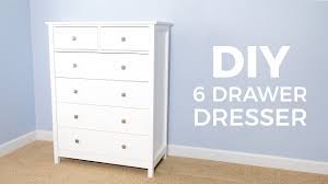 How to build a diy dresser aka chest of drawers. Diy 6 Drawer Tall Dresser How To Build Youtube