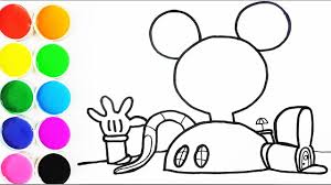 Make social videos in an instant: Como Dibujar Y Colorear Casa De Mickey Mouse Dibujos Para Ninos Learn Colors Funkeep