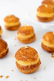 Choux Craquelin With Salted Caramel Mousseline The Sweet Rebellion Eclair Recipe Salted Caramel Recipes