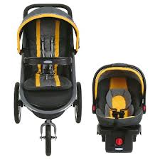 Graco Fastaction Jogger Click Connect Travel System Sunshine Yellow With Images Click Connect Travel System Travel System Stroller Jogging Stroller Travel System