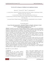 Also, because some cancer treatments may temporarily lower blood counts, oncologists. Pdf The First Cbc In Diagnosis Of Childhood Acute Lymphoblastic Leukemia