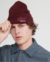 Grand choix de vêtements de marque homme et femme. Superdry Bonnet Orange Label Homme Accessoires En Tricot