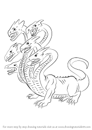 How To Draw Hydra Drawingtutorials101 Com Drawings Graphic Novel Illustration Drawing Tutorial