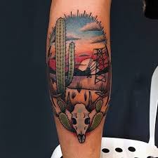 70 Cactus Tattoo Designs For Men Prickly Plant Ink Ideas Desert Tattoo Best Sleeve Tattoos Cactus Tattoo
