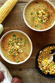 Summer Corn Soup Minimalist Baker Recipes Vegan Corn Chowder Delicious Soup Corn Soup
