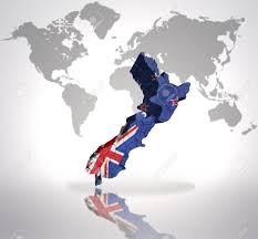 Neuseeland map from openstreetmap project. Map Of New Zealand With New Zealand Flag On A World Map Background Stock Photo Picture And Royalty Free Image Image 32715532