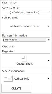 When you open word or publisher, you can then open a business card file and either create your card, or import the design you made elsewhere. Make One Or Two Sided Postcards In Publisher
