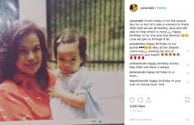 Posting an old sentimental photo of what is presumably herself as a toddler being carried by her mother, rosmah, on instagram, nooryana or. Najib S Daughter Comforts Rosmah On Instagram On Her Birthday Day Of Najib S Arrest The Independent Singapore News