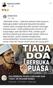 Mishkah media 1 year ago. Pagi Pagi Ada Orang Dr Ustaz Rozaimi Ramle Hadith Facebook