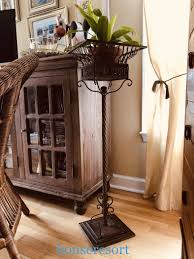 Small pot on stair living with plants by lobster and swan pots come in varieties of sizes, and it all depends on what type of plants an individual wants to use to decorate indoor plant in the living room. Reading Room Tall Plant Stands For Bright Corners Decorated Flower Pots Flower Pot Holder Plant Stand