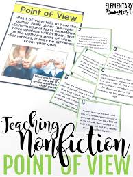 Anchor charts are visual aids to helps students work more independently. Point Of View Teaching Activities And Ideas Elementary Nest