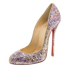 Christian Louboutin Multicolor Glitter Fifi Pumps Size 41 Christian Louboutin Tlc