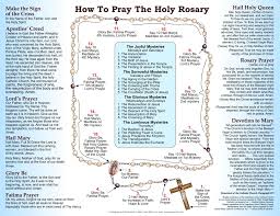 The rosary helps us reflect on the lives of jesus and mary, in order to move closer to god and further from sin. How To Pray The Rosary In Spanish Arxiusarquitectura