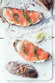 Smoked Salmon Salmon Cream Cheese Cream Cheese Sandwiches Food