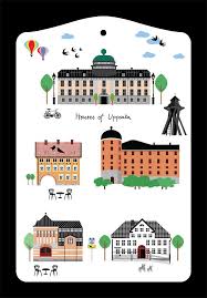 houses of uppsala cuttingboard made by emelie ek design and citronelles uppsala love design design