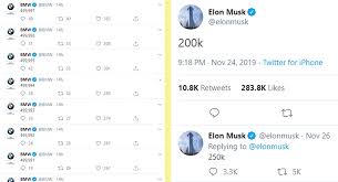 View the twitter analytics of elon musk (@elonmusk) on socialtracker, a free tool for social media performance monitoring. Bmw Seemingly Trolls Elon Musk S Tesla Cybertruck Order Tweets Carscoops