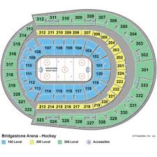 Unusual Bridgestone Arena Chart 15 Luxury Bridgestone Arena