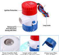 1100GPH Marine Bilge Pump Submersible Water Pump 12V Electric Kit for Yacht  Boat