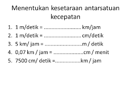 Rangkuman materi matematika kelas 5 sekolah dasar lengkap dan selalu update sebagai pemerhati dunia pendidikan sehingga bermanfaat untuk panduan dalam pembelajaran khususnya matematika dasar. Materi Kecepatan Kelas 5 Sd Belajar