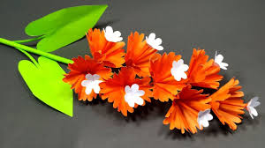 Nothing says spring like flower crafts. How To Make Very Beautiful Stick Flower Idea With Paper Handcraft Abigail Paper Craf How To Make Paper Flowers Paper Flower Backdrop Tutorial Paper Flowers