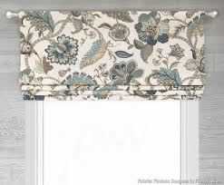 Simplicity roman shades sewing pattern # 8353. Finders Keepers Jacobean Floral Faux Roman Shade Valance