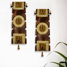 Exclusivelane Dhokra Warli Handpainted Wooden Wall Hanging Set Wall Hanging Decor Home Decorative Items Indoor Decoration Gift Item Buy Online In Aruba At Aruba Desertcart Com Productid 76525057