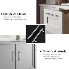 Buy Probrico 5 Inch Hole Center Euro T Bar Cabinet Pulls Stainless Steel Kitchen Drawer Handle Online In Taiwan B078hf9hsn