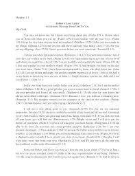Psalm 46, 71 & 91 or john 15:16 are possibilites; Senior Retreat Letter Examples