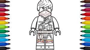 Lego ninjago zane colouring page. How To Draw Lego Ninjago Kai Hands Of Time Coloring Pages Youtube