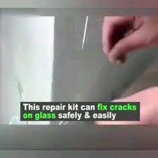 Cracked Glass Repair Kit Video Video Glass Repair Hacks Diy Simple Life Hacks