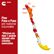 Pase de movilidad y bioseguridad: Cummins Chile Oficinas Fases Covid Facebook
