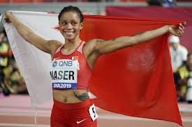 Athlete country discipline result date; Naser Was Under Investigation When She Won World 400 Gold