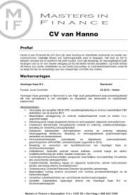 Cv Van Hanno Profiel Werkervaringen Pdf Gratis Download