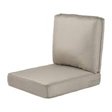Hampton Bay Spring Haven 23 5 In X 26 5 In 2 Piece Outdoor Lounge Chair Cushion In Standard Gray 89 20301gy The Home Depot In 2020 Lounge Chair Cushions Outdoor Lounge Chair Cushions Hampton Bay